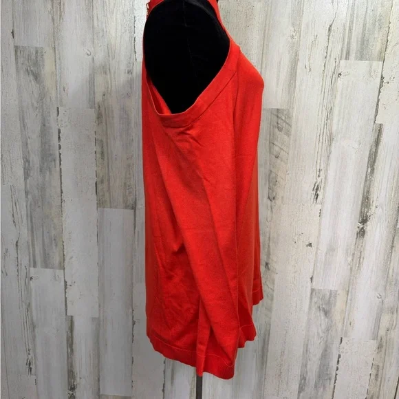 Torrid Valiant Poppy Long Sleeve Cross‎ Neck Cold Shoulder Sweater - Picture 8 of 12